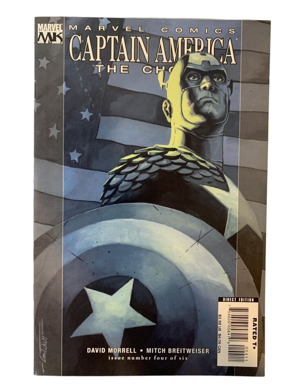 Captain America The Chosen #4A Marvel 2007 Mitch Breitweiser Marvel Knights NM